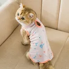 Женские Дышащие комбинезоны, комбинезоны с защитой от облезания ран и клещей, одежда для кошек