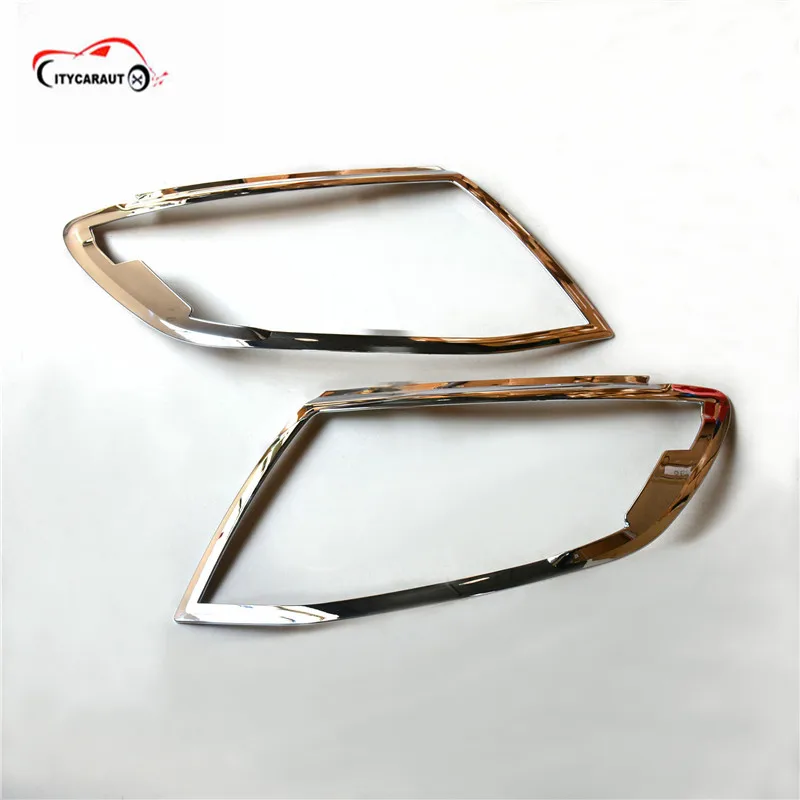 Подходит для 2012 2014 рейнджера T6 хром ABS крышка Передняя Задняя фара ручная чаша