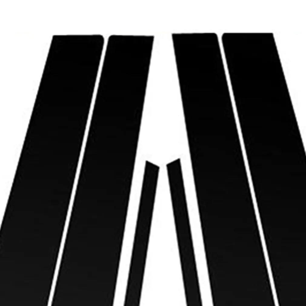 

B-Pillar Sticker Carbon Fiber Durable Decorate Your Car Personlized Sticker Practical Portable Sticker