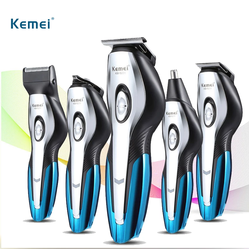 Электрическая машинка для стрижки волос Kemei Аккумуляторный триммер носа ушей