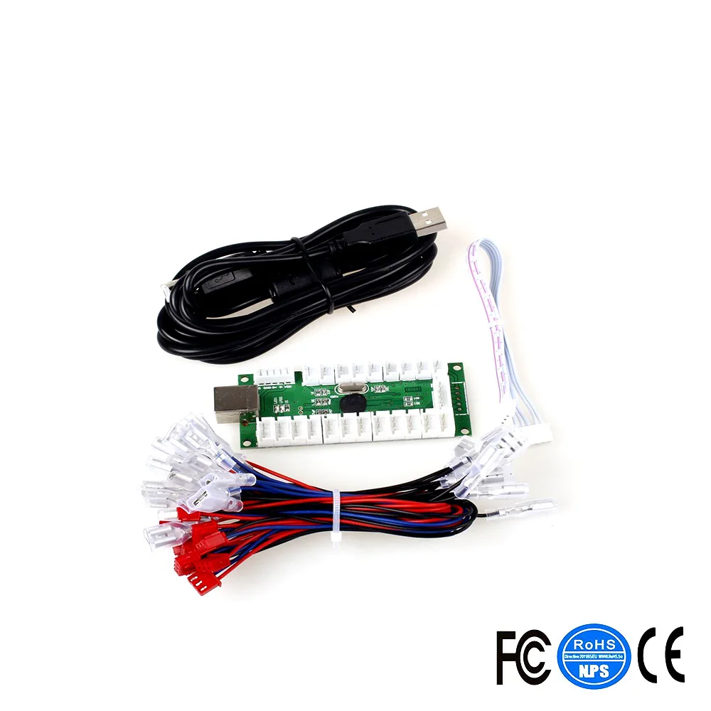 Классический аркадный DIY набор деталей 2x USB светодиодный кодировщик для PC