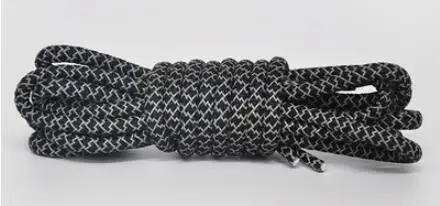1 pair 1 пара, круглый светильник, шнурки для обуви, Полиэстеровые шнурки, Ботинки martin, кроссовки, спортивные шнурки, светоотражающие шнурки 120 см - Цвет: 1 pair