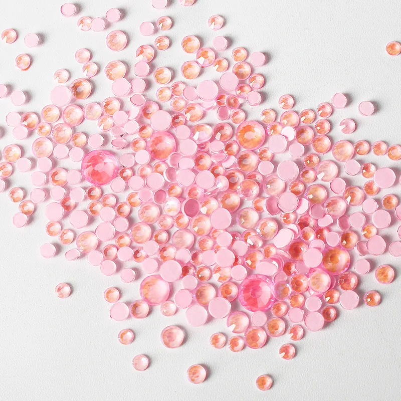 3D красочные светящиеся блестящие драгоценные камни жемчужное украшение