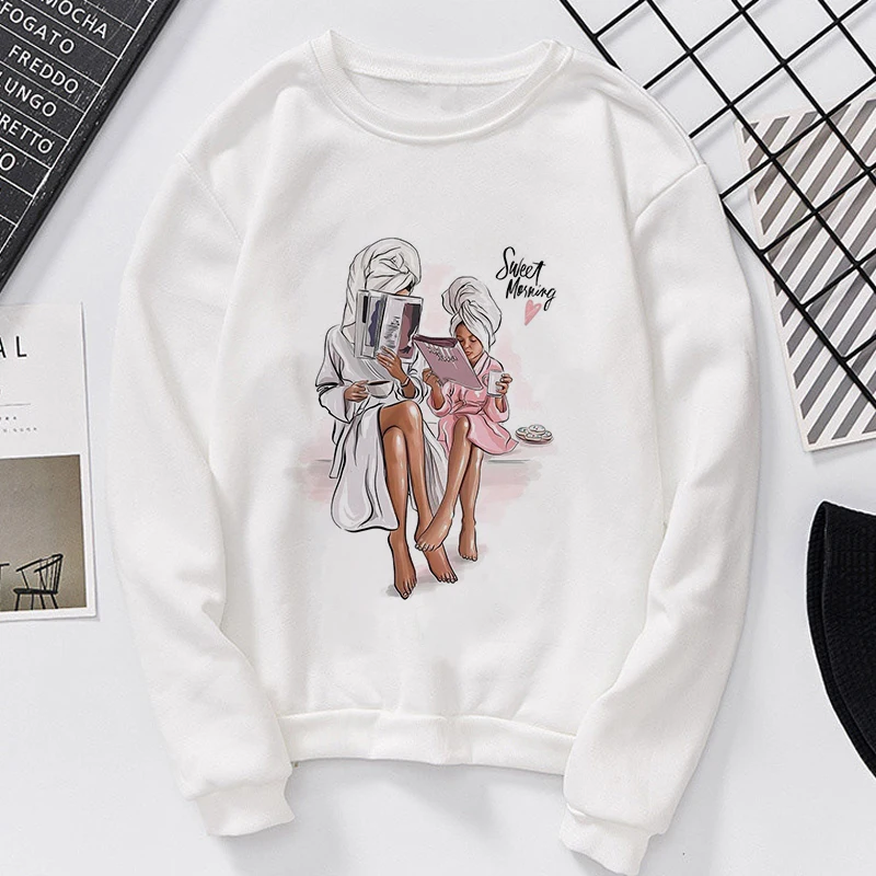 

Oversized Hoodie Women Super Mama Printed 2021 Autumn Sweatshirt Harajuku Fashion Tumblr Lady Tops France Streetwear Pullove