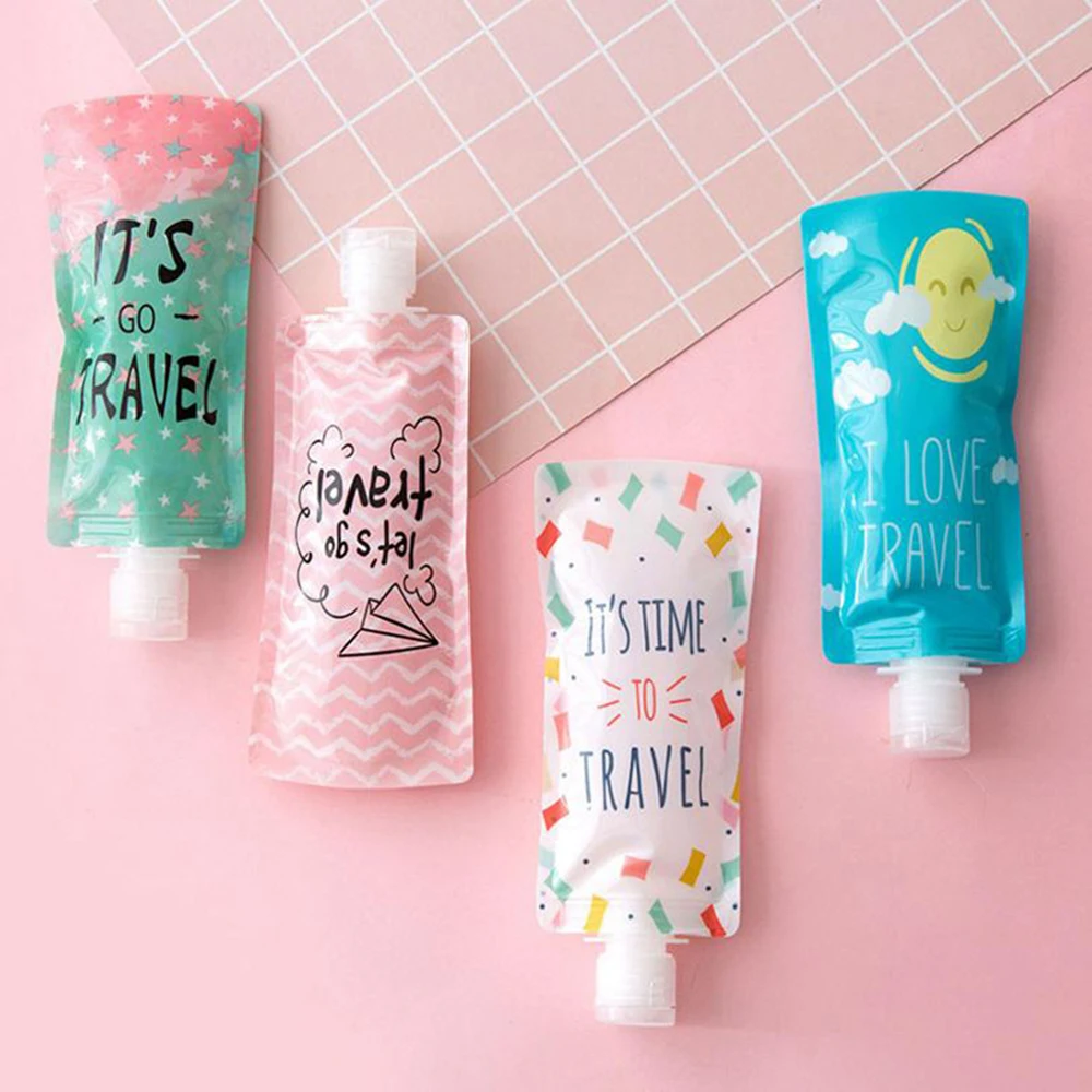 100 мл дорожная косметичка складной Душ очищающее средство для лица жидкая