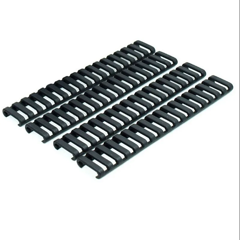 

4pcs 18-Slot Picatinny Ladder Rail Panel Handguard Protector Resistant Cover Hunting Sports Scope Mounts & Accessories