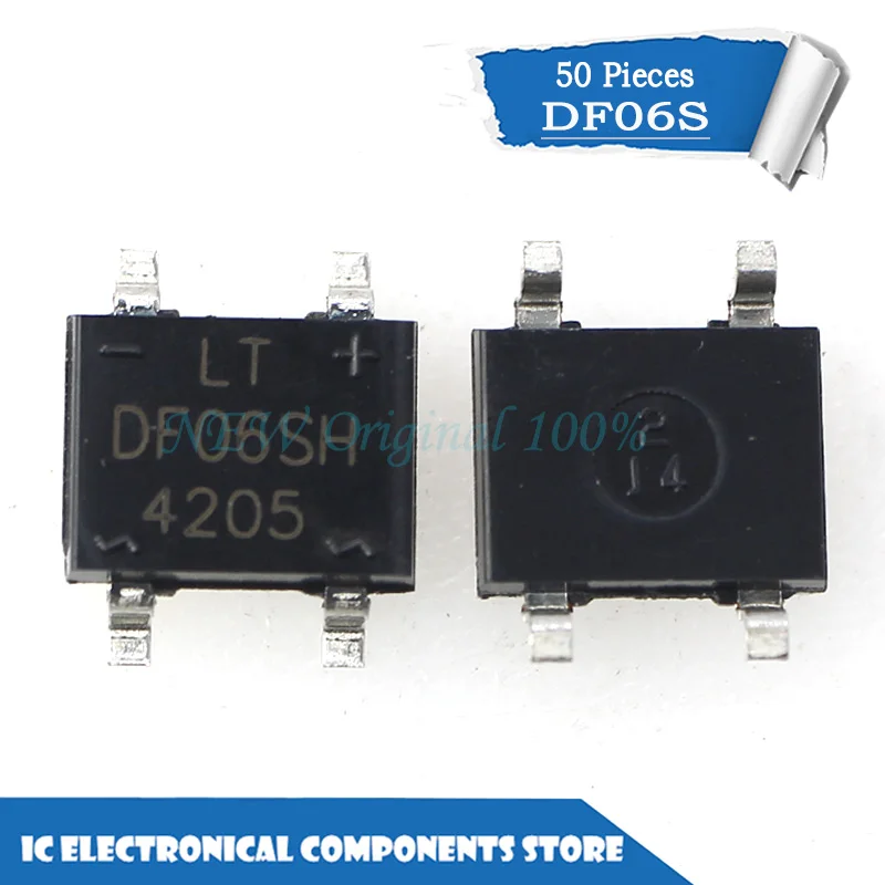 

New original DF06S DF06 SOP-4 50pcs/lot