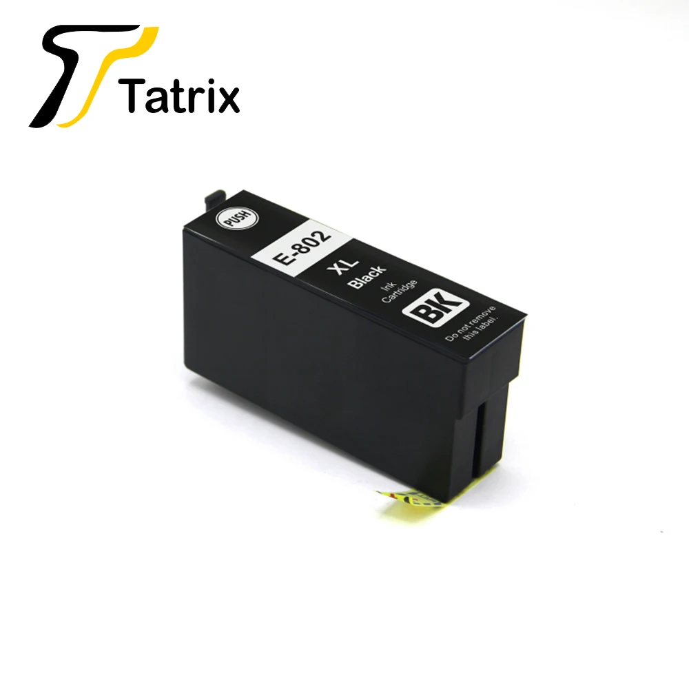Tatrix Премиум Совместимость Цвет патрон чернил для принтера Epson 802XL T802XLfor рабочей