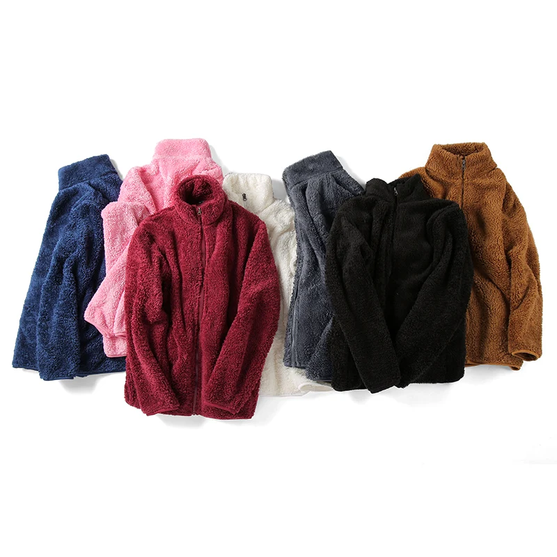 Мягкая флисовая Толстовка для мужчин Осень зима на молнии Свободные Плюшевые