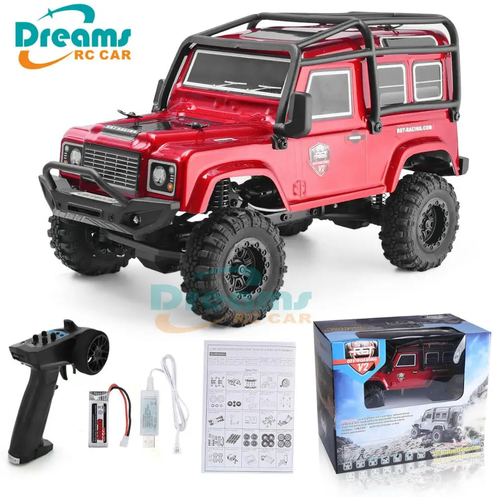 RCtown RGT 136240 V2 1/24 2 4G RC автомобиль 4WD 15 км/ч Рок Гусеничный внедорожный | Игрушки и