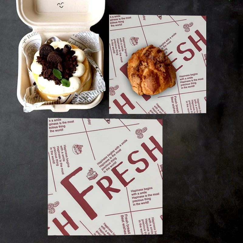 50 листов вощеной бумаги тонкая бумага для уличной еды вечевечерние