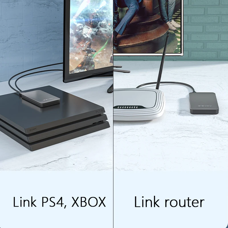 Внешний жесткий диск ACASIS 2 5 дюйма USB3.0 HDD для ПК Mac планшетов Xbox PS4 ТВ-приставок 3