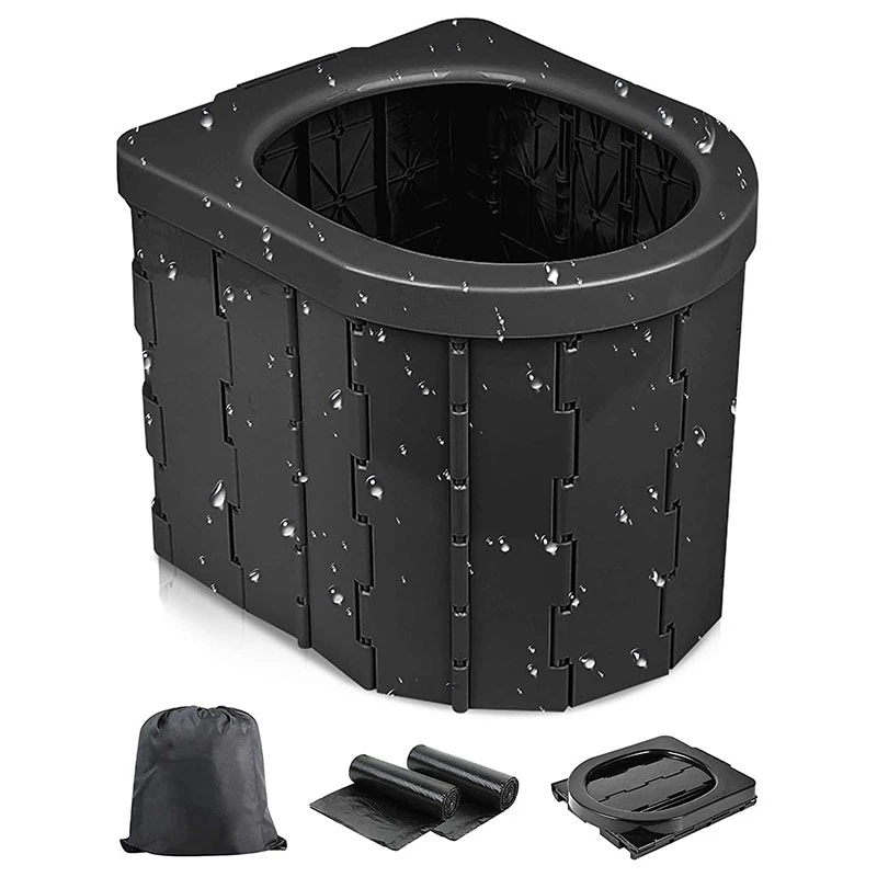 安い キャンプ,ハイキング,トイレ用のポータブル屋外トイレ,旅行,トイレ用の折りたたみ式便座