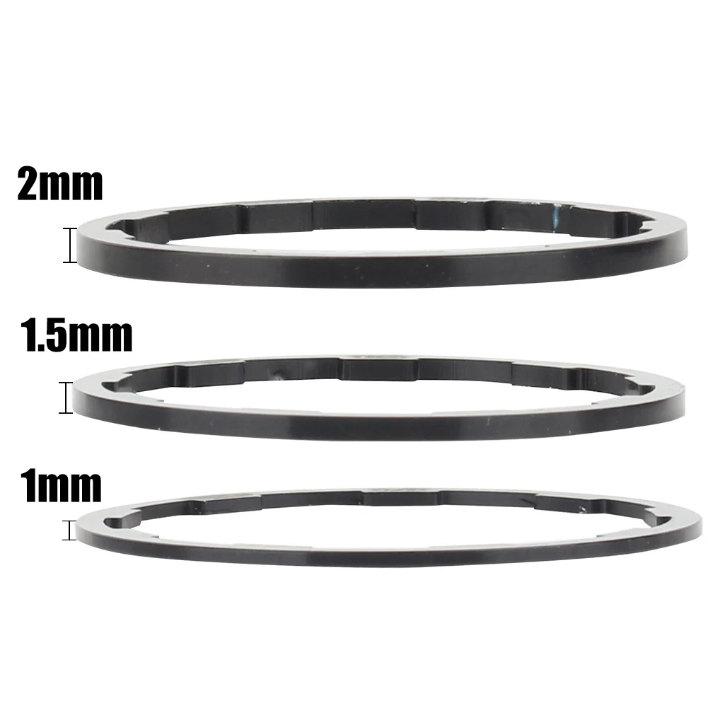 

3Pcs 1mm+1.5mm+2mm Aluminium Alloy Mountain Road Bike Flywheel Hub Spacer Bicycle Bottom Bracket Axle Washer Gasket Accessories