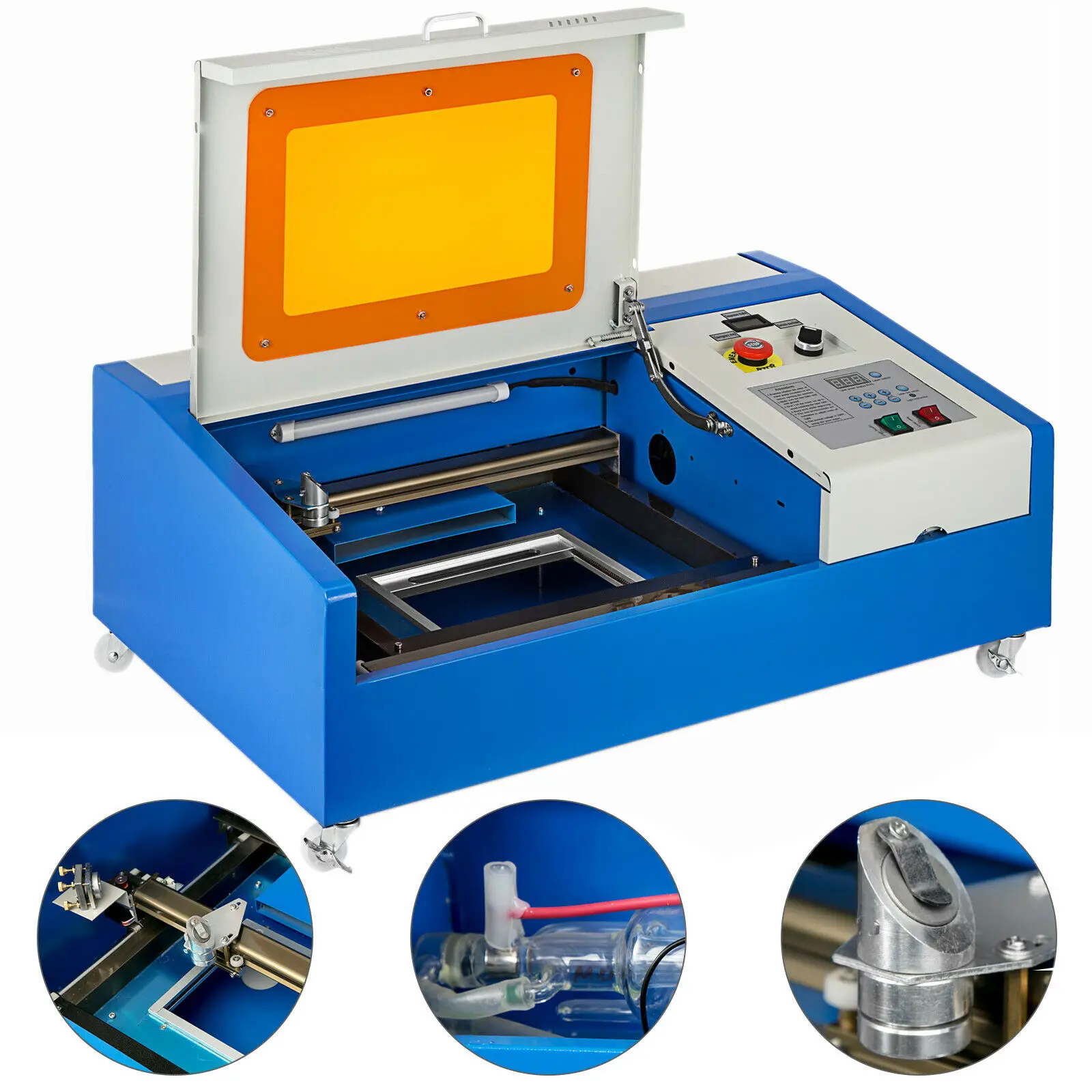

40W CO2 Laser Engraving Machine 300x200mm K40 Cutting Laser Engraver with USB Tools Artwork