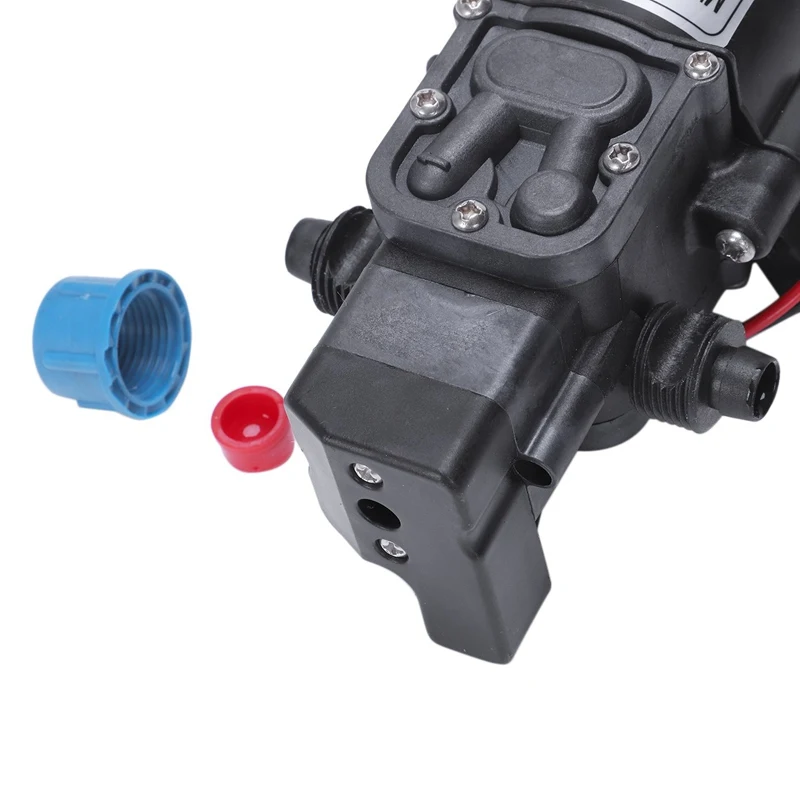 Черный DC 12V 60W мини мембранный Водяной насос высокого давления автоматическое