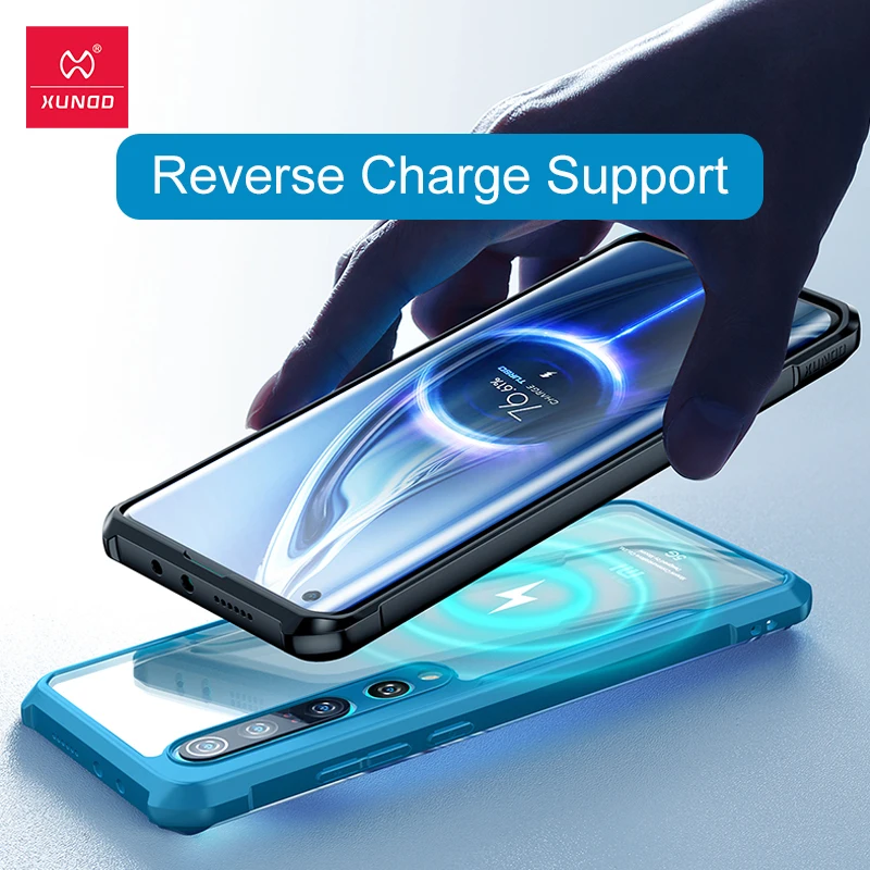 Xundd Case For Xiaomi Mi 10 Case Shockproof Clear Bumper Phone Cover For Xiaomi Mi 10 Mi10T Pro 10s 10i Cover Funda Coque Caso