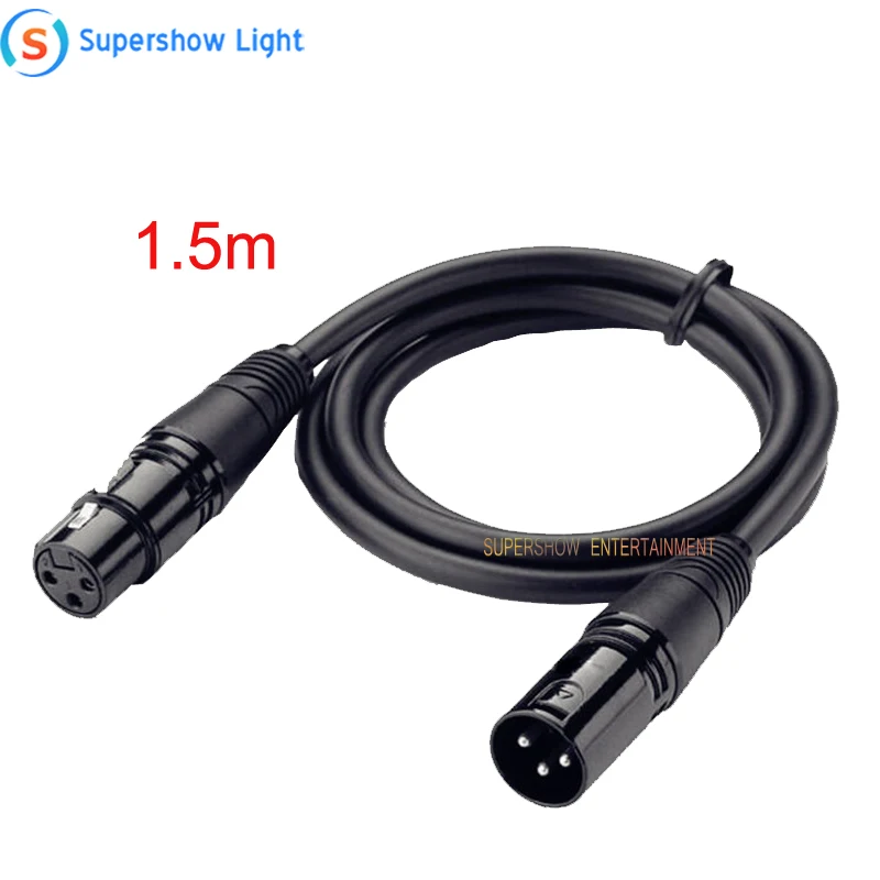 DMX1.5m 3 контактный разъем сигнала DMX кабель DMX512 сценический светильник ing