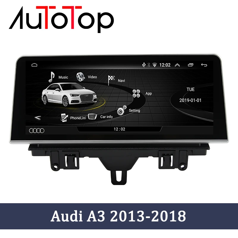 AUTOTOP 8 8/10 25 дюймов Автомобильный GPS Стерео Радио мультимедийный плеер для Audi A3 2013