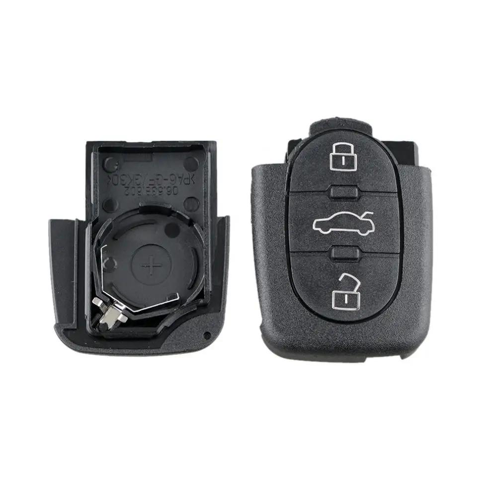 Чехол для автомобильного ключа с 3 кнопками Сменный откидной крышкой лезвием HAA