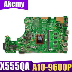 x555qa 8gb rama10 9600p for asus x555q a555q x555qg x555qa x555bp x555b x555ba mainboard motherboard 90nb0d50 r00010 free global shipping