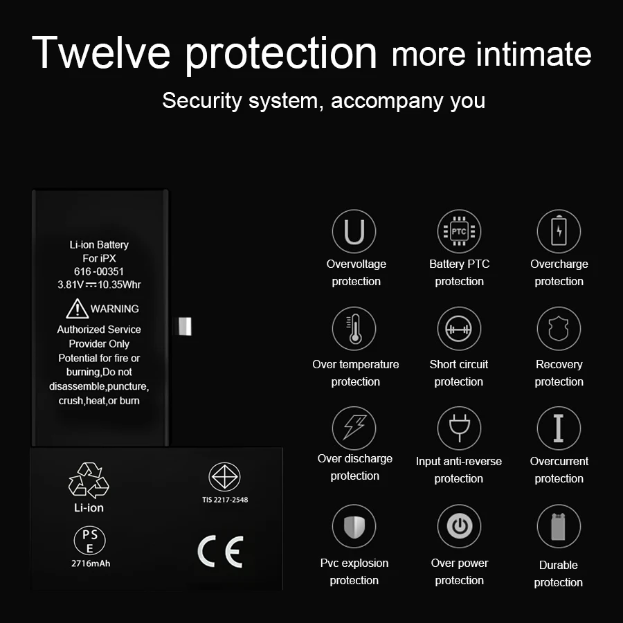 pinzheng real capacity phone battery for iphone x xs xr replacement 0 cycle battery for iphone xs max bateria with tool kit free global shipping