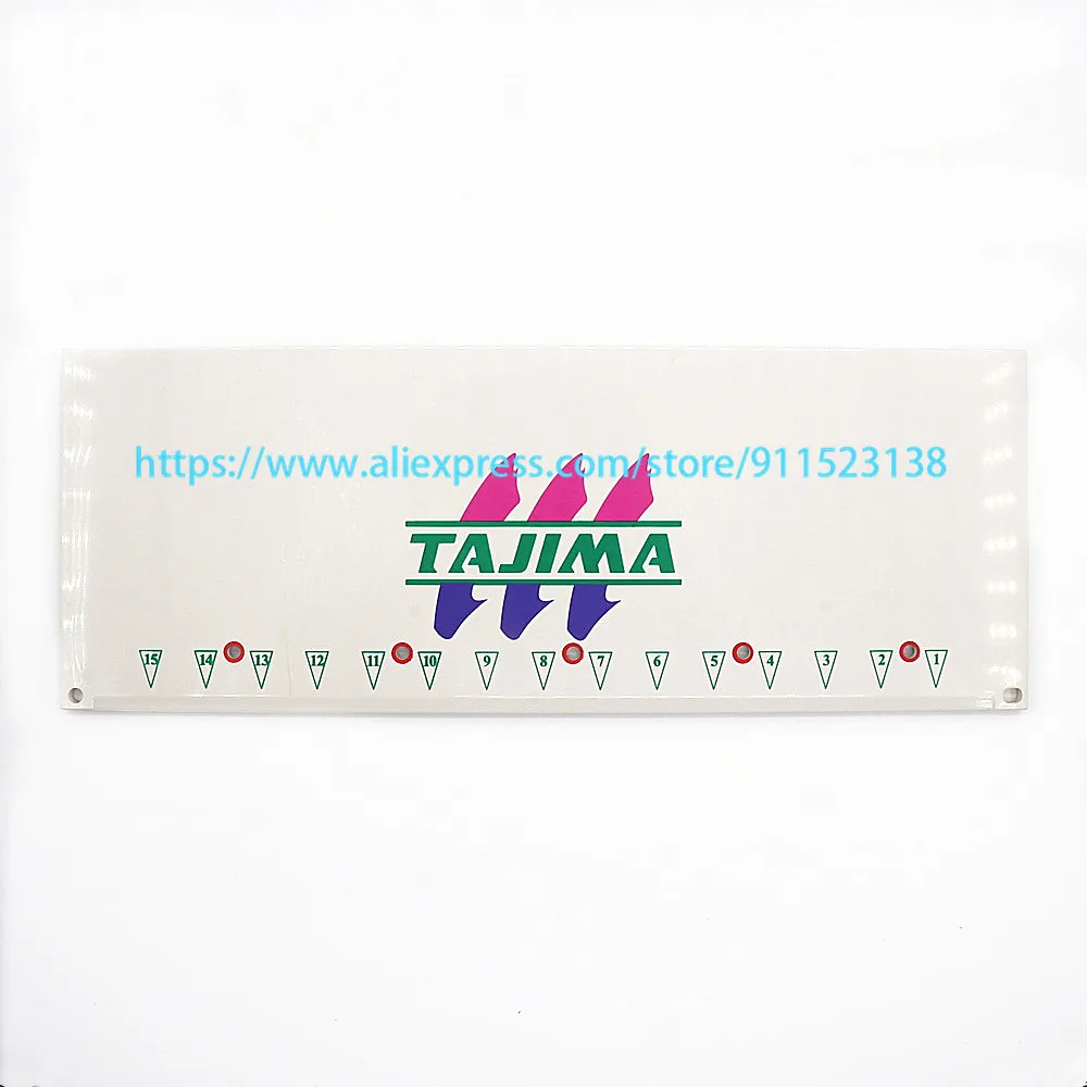 Хорошее качество, тарелка для лица Tajima Запчасти для вышивальной машины, 15 игл, 15 цветов