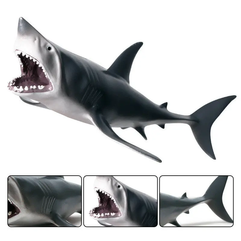 Редкие фигурки мегалодона древняя Акула Кит дикие животные модель для взрослых и