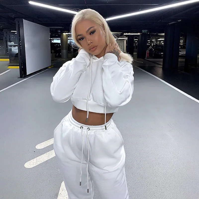 

hirigin 2020 Winter Fashion Outfits for Women Tracksuit Hoodies Sweatshirt and Sweatpants Casual Sports 2 Piece Set Sweatsuits