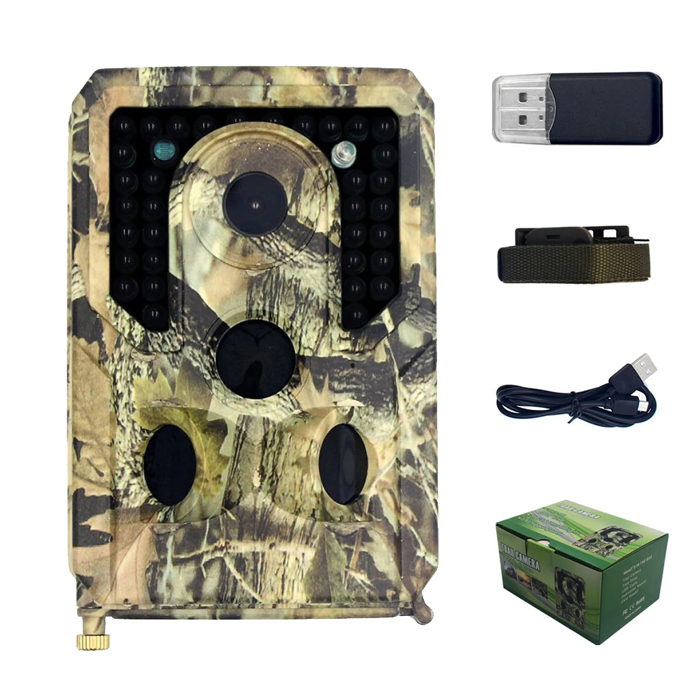 

Wildlife Trail Camera 12MP 1080P Infrared Hunting Game Camera with Night Vision Wireless Surveillance Tracking Camera PR400