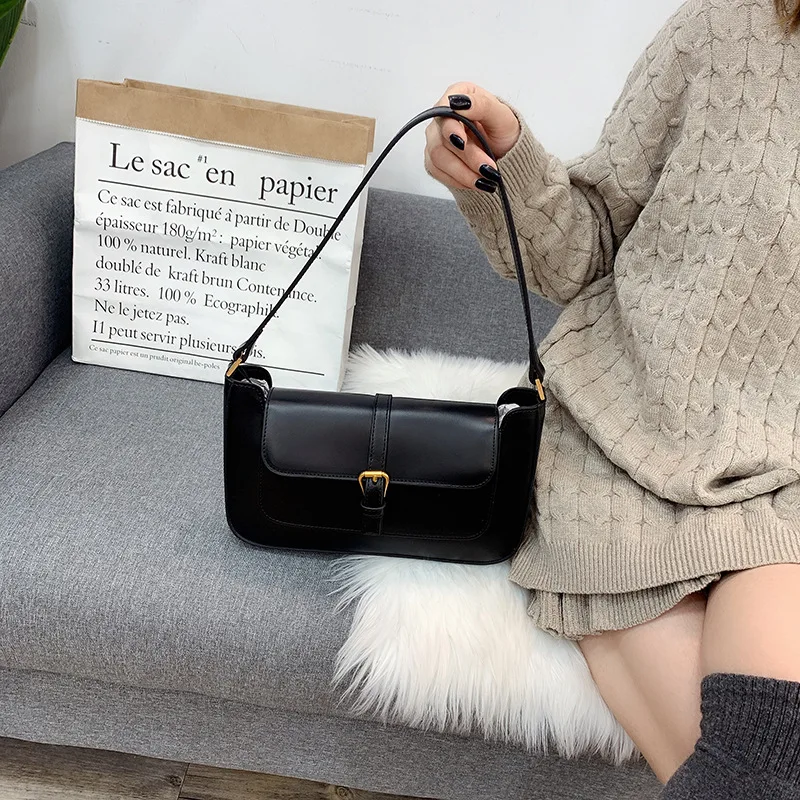 Classic fashion ladies handbag casual women Baguette bag brand style shoulder bags ALLIGATOR cowhide split leather