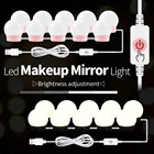 LED-лампа для зеркала для макияжа, 5 В, с USB