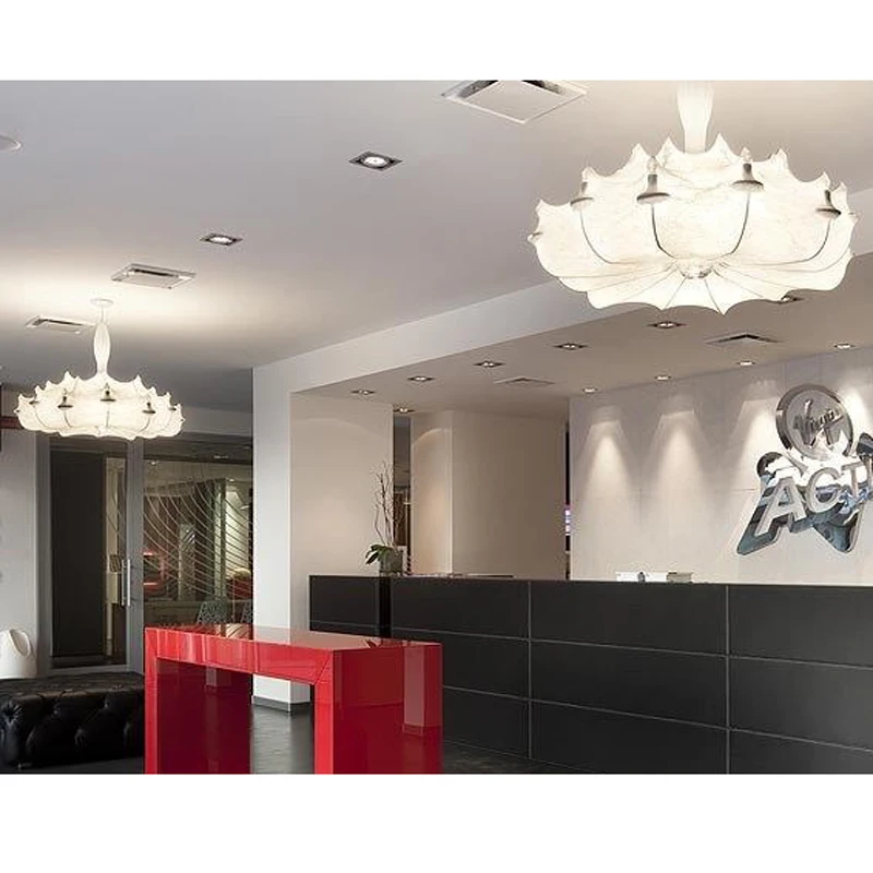 Краткое персонализированное модное шелковое воздушное подвесное освещение