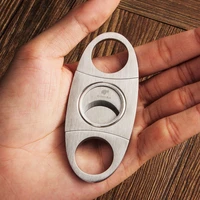 cigar cutter brand new stainless steel metal classic cigar cutter guillotine with gift box christmas c