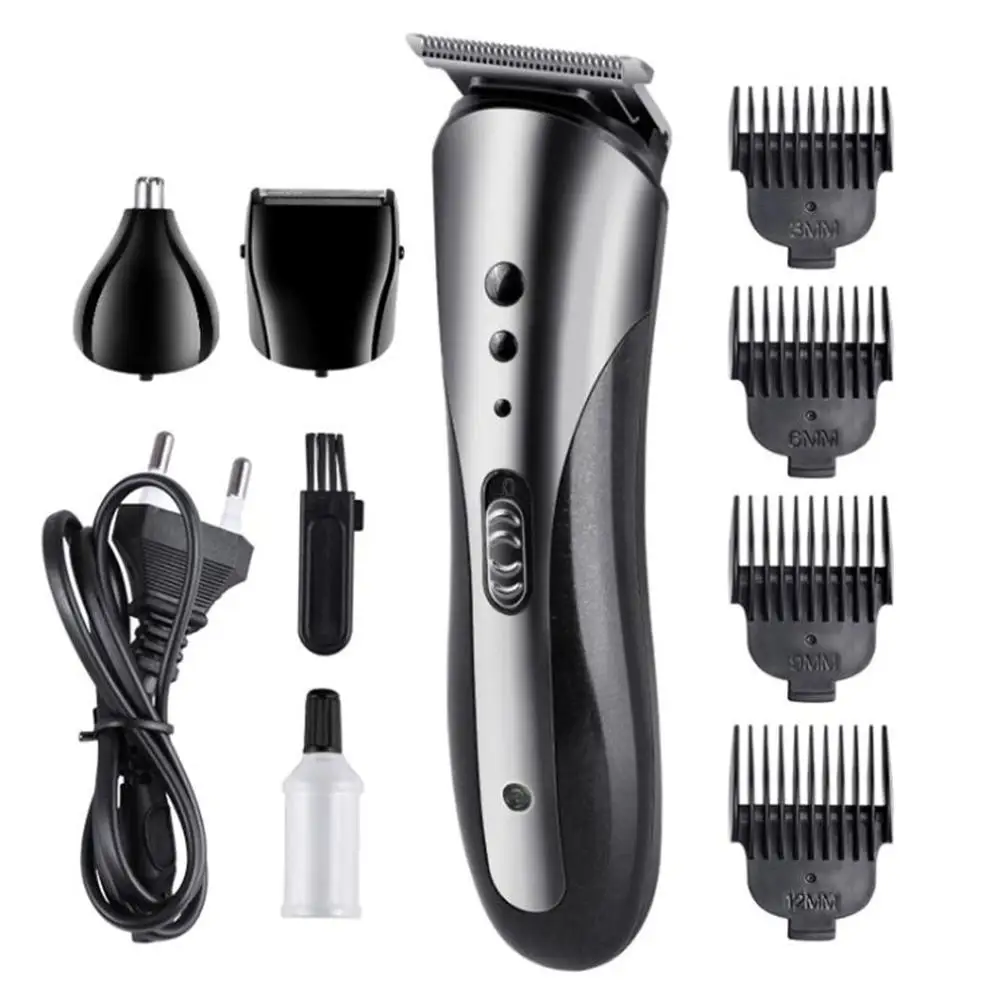

trimmer rechargeable electric razor men's beard razor electric multi-Multifunctional suit haircut scissors head can be washed