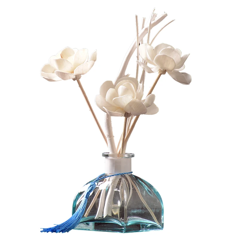 

Home Bedroom Aromatherapy Flower Inserter Home Decoration Accessories Glass Transparent Vase Desktop Decoration