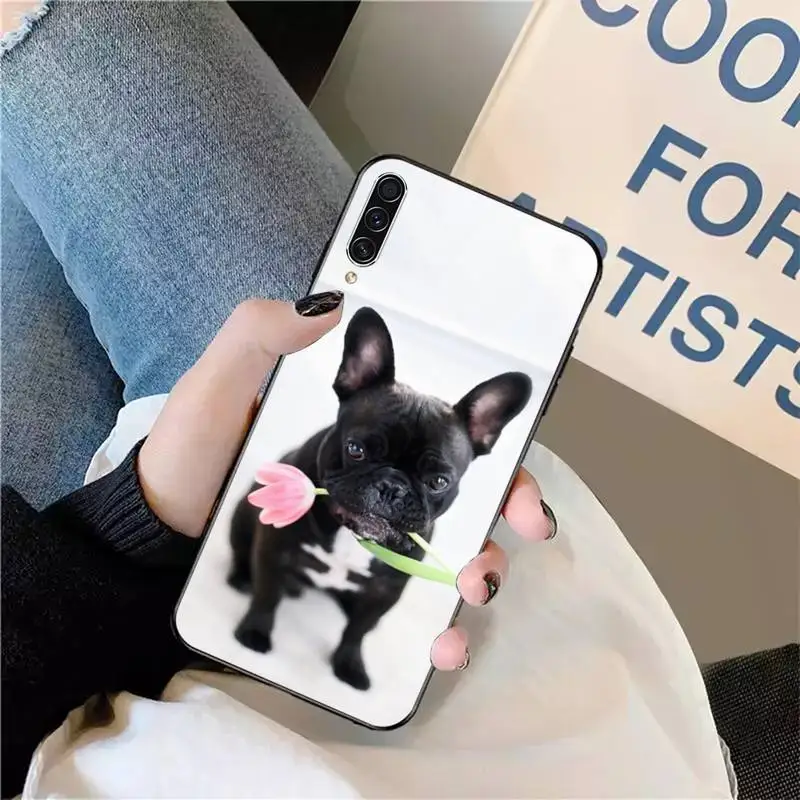 

Lovely French bulldog dog animal Phone Case For Samsung galaxy A S note 10 7 8 9 20 30 31 40 50 51 70 71 21 s ultra plus