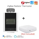 Умный термостатический клапан радиатора Tuya ZigBee 3,0, домашний термостат, Нагреватель TRV, Голосовое управление с Alexa Google Home Smart Life
