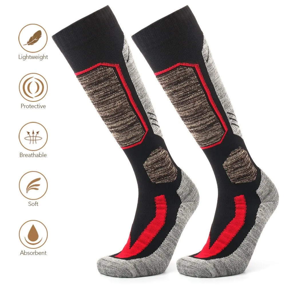 

Adults Skiing Socks Thermal Cotton Snowboard Socks High Performance Winter Sports Socks