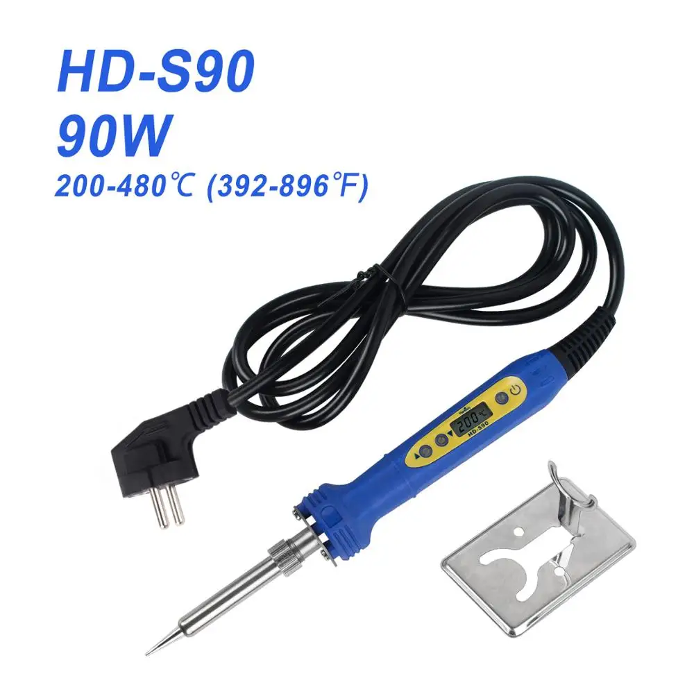 

Soldering Iron 90W Adjustable Temperature Electric Solder Iron Rework Station Handle Heat Pencil 110V 220V Welding Repair Tool