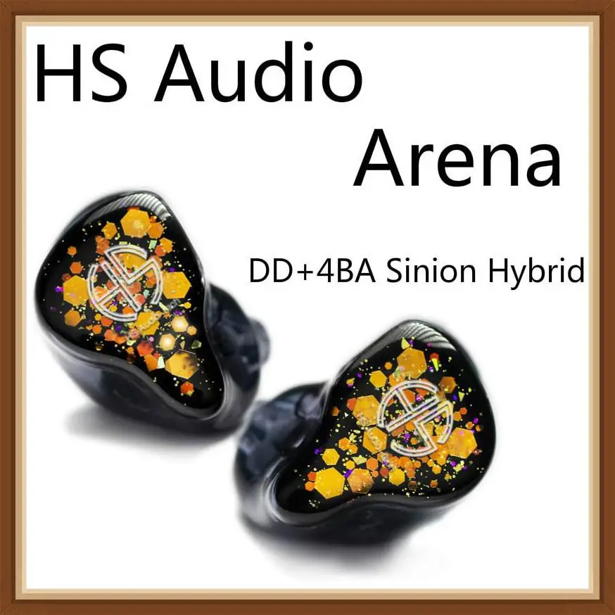 HSAudio Арена DD + 4BA гибридные Sinion Hifi музыкальный монитор аудиофил 2Pin 0,78 мм наушники производитель 2 NORN A7 ZS10 PRO NX7