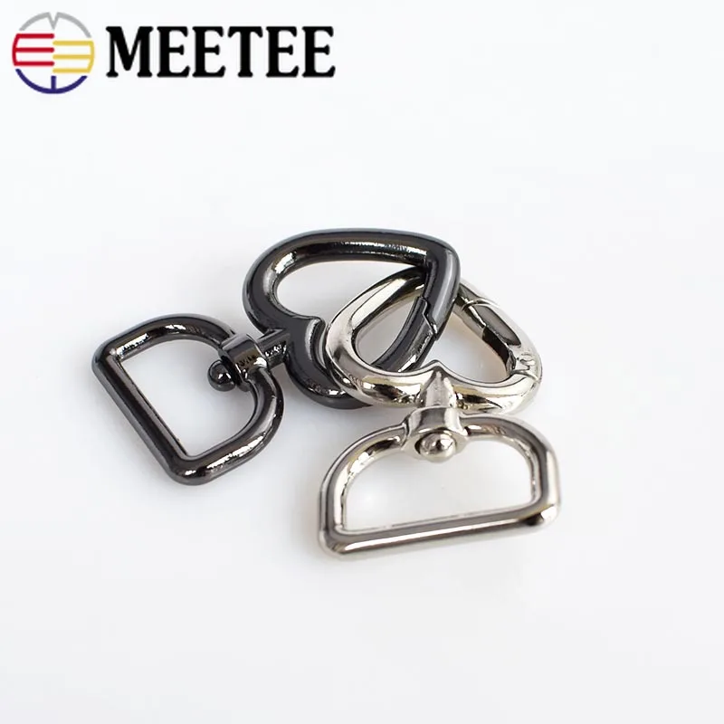 Металлические пряжки в форме сердца для сумок ремешков застежек брелоков