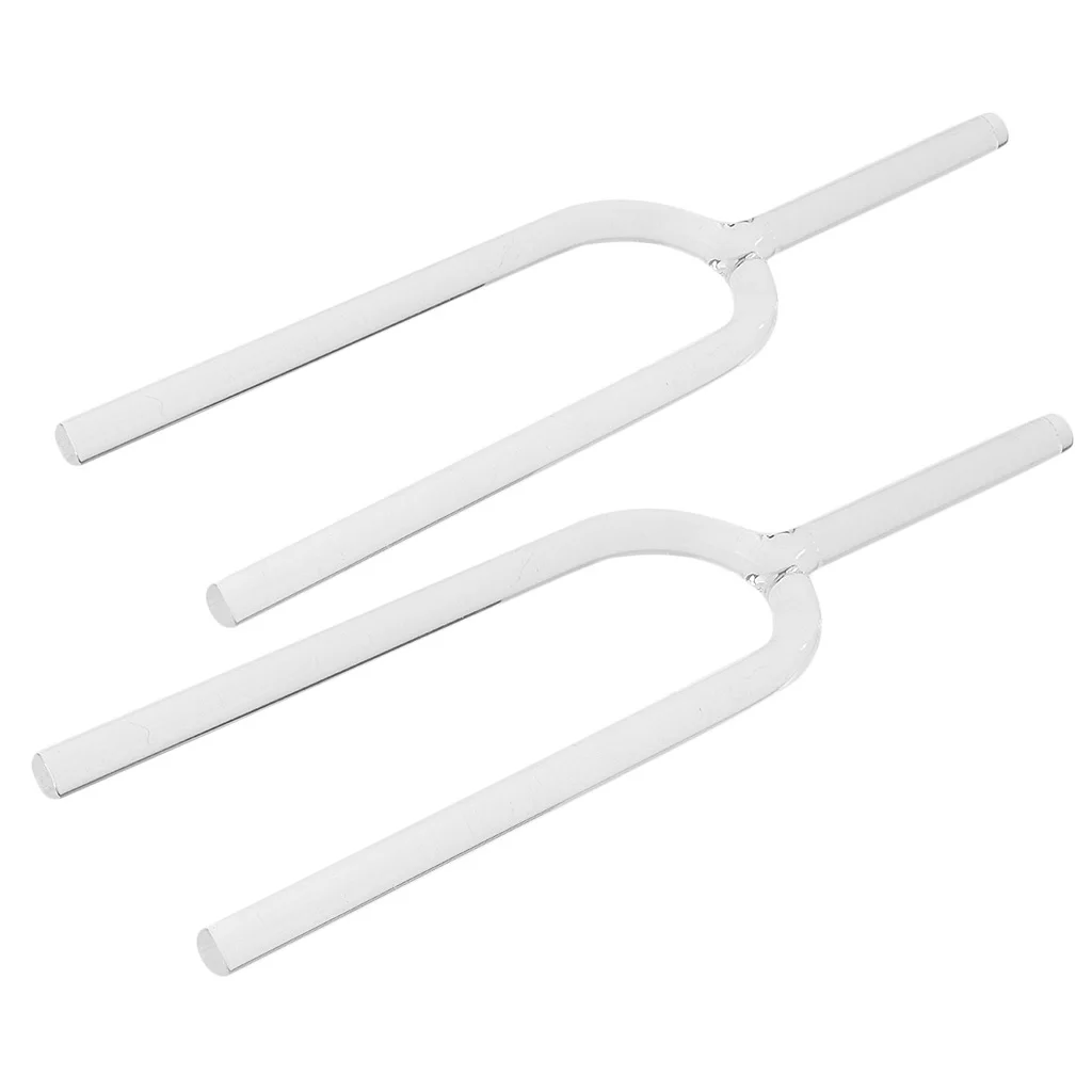 2 шт. кристальная тюнинговая вилка Поющая чаша для медитации йоги идеальный звук