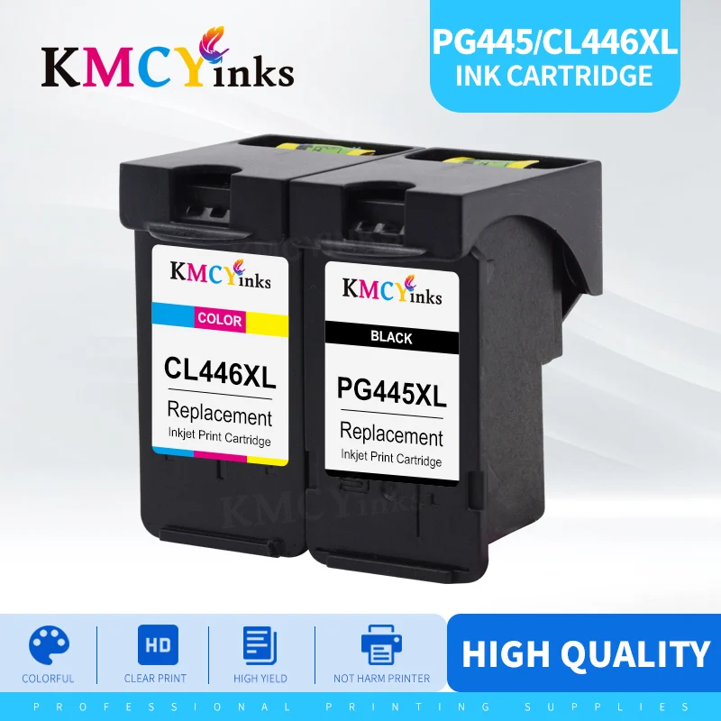 Чернильный картридж для Canon PIXMA MG 445 2440 2540 2940 MX494 IP2840 совместимый с PG 445XL cl446 pg445 PG-445 CL