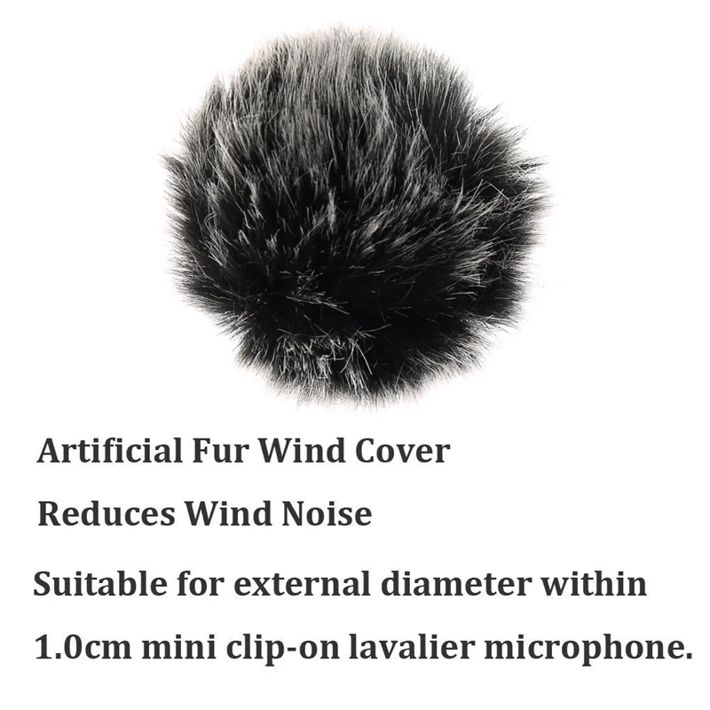 

1PC Universal cute Microphone windproof sweater cover lavalier hair cover Microphone Accessories