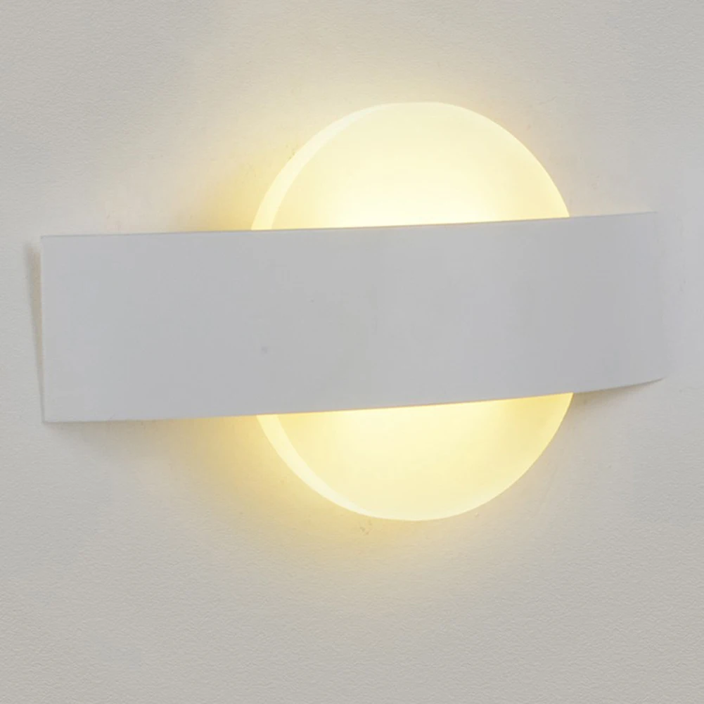 

Touch Wall Lamp Home Decorations Acrylic Arc Round LED Wall Light Modern Corridor Lamp Bedroom Living Room Light