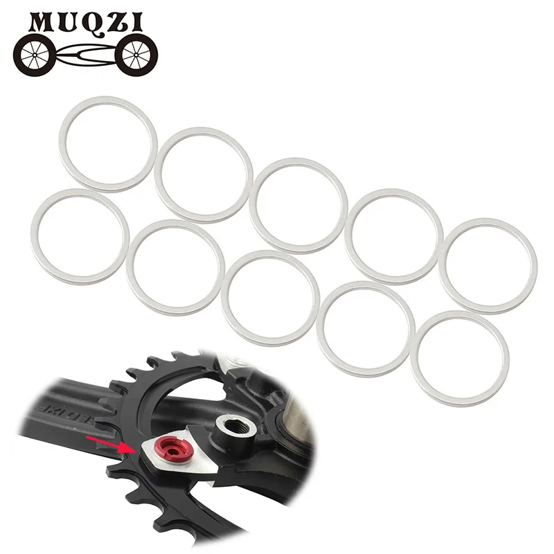 

MUQZI 10PCS Chain Wheel Washer Spacer Chainset Crankset BB washer 1mm spacer