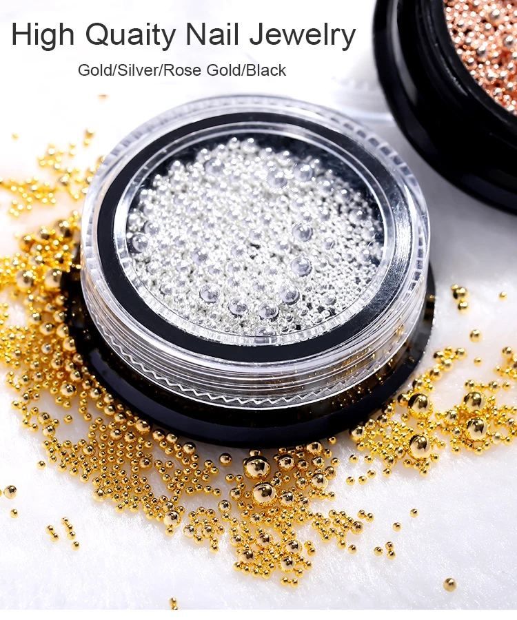 1 коробка мини икра металлические гвозди бусины Нержавеющая сталь гвоздь для