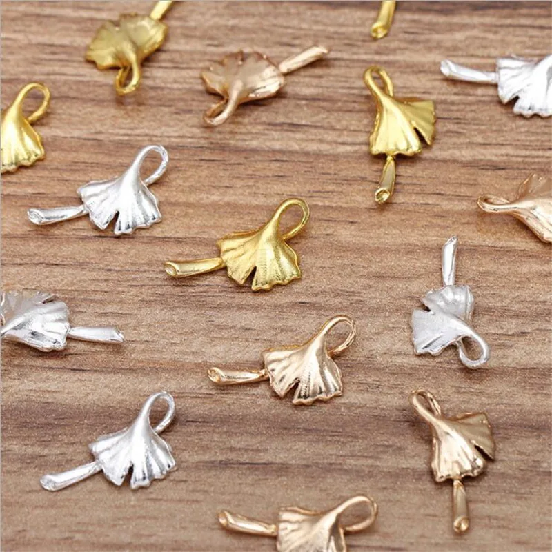 

SIXTY TOWFISH 20 Pieces DIY Jewelry Accessories 23*11mm Alloy Ancient Retro Style Materials Flower Charms