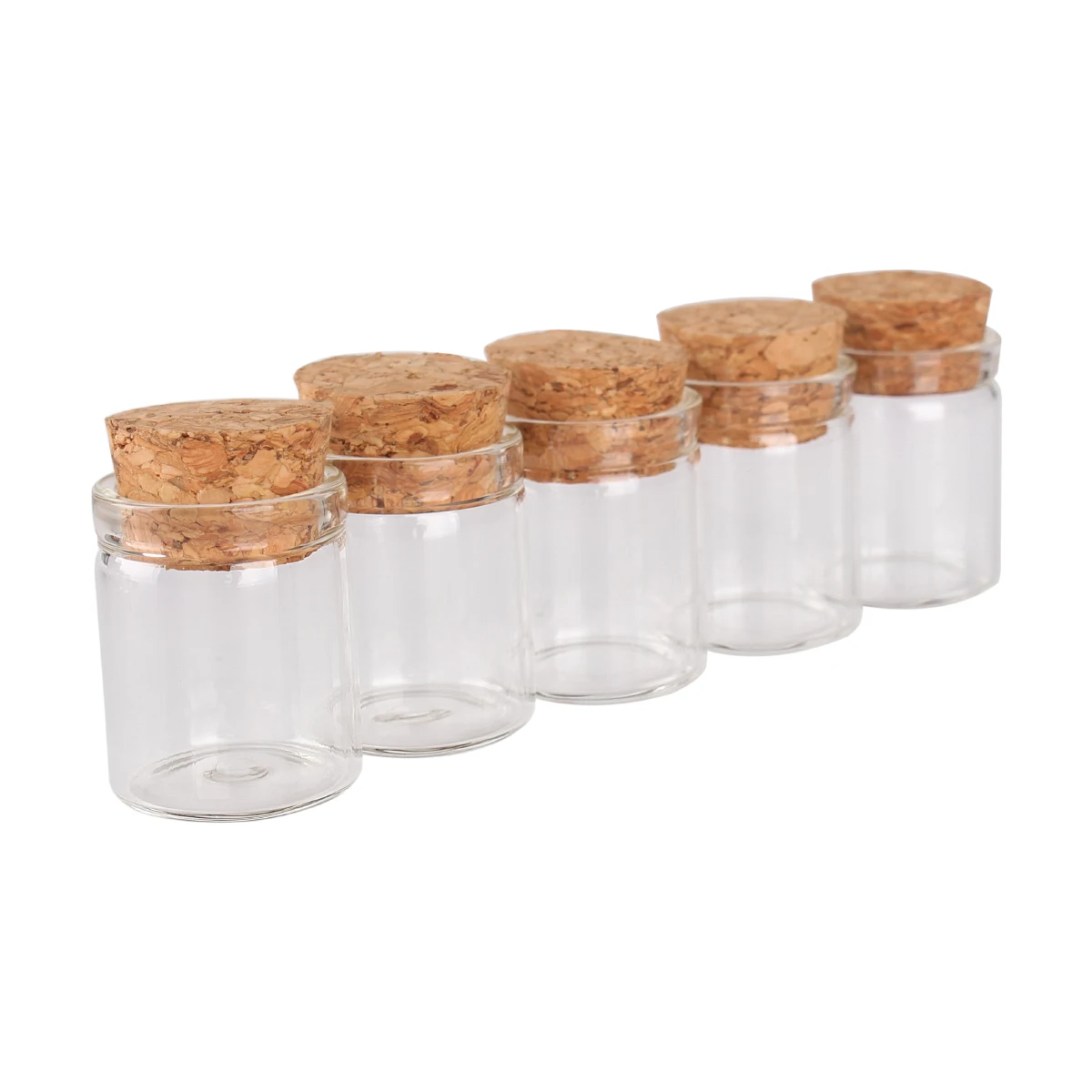 

10pcs 10ml 24*40mm Mini Glass Vials Glass tubes with Cork Lids Glass Jars Potion bottles Bottles Glass For Wedding Favors